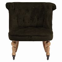 кресло amelie french country chair серо-коричневое в Братске