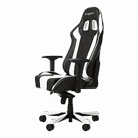 кресло геймерское dxracer king ks06 черно-белое в Братске