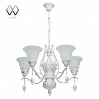 подвесная люстра mw-light версаче 639011505 белая в Братске