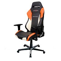 кресло геймерское dxracer drifting черно-бело-оранжевое в Братске