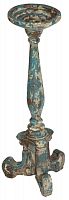 подсвечник состаренный фигурный голубой relic collection, 61 см в Братске