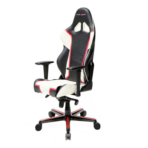 кресло геймерское dxracer racing черно-бело-красное в Братске