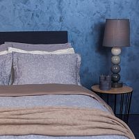 комплект постельного белья decoflux сатин евро versaille grey в Братске