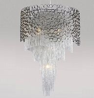 подвесной светильник crystal lux hauberk sp-pl8 d60 матовый никель в Братске