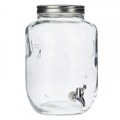 банка glass с крышкой и краном прозрачная в Братске