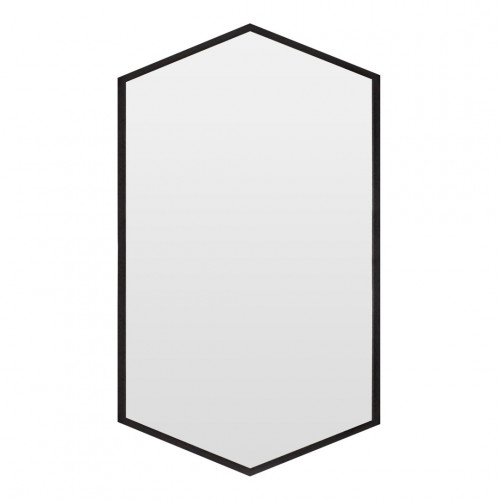 зеркало шестиугольное черное hexagon в Братске