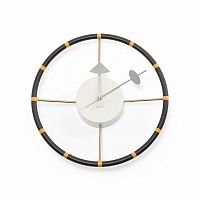 часы steering wheel настенные черный+желтый/black+yellow в Братске
