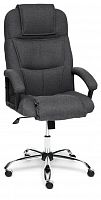 компьютерное кресло tetchair бергамо (крестовина хром, обивка ткань) для руководителя в Братске