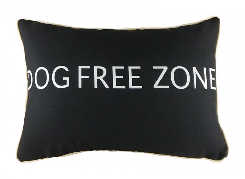 подушка с надписью dog free zone в Братске