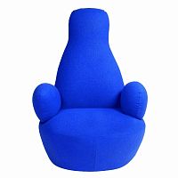 кресло bottle chair синее в Братске