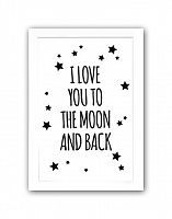 постер to the white moon and back а4 в Братске