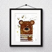 постер bear а4 в Братске