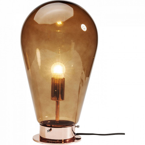 лампа настольная bulb коричневая в Братске