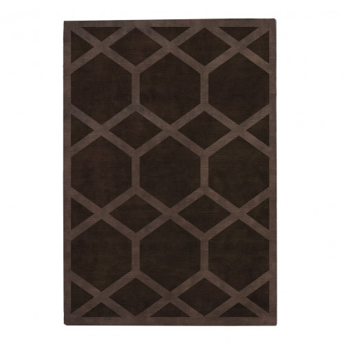 ковер ashton cocoa coffe 150x220 коричневый в Братске