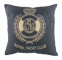 подушка с гербом королевского royal yacht club denim в Братске