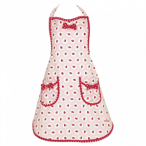 фартук strawberry pale pink w/bow в Братске