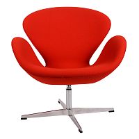 кресло arne jacobsen красное в Братске