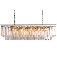 люстра odeon l110 silver серая, прозрачная в Братске