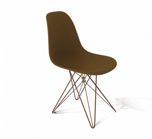 стул dsr коричневый s50 (eames style) в Братске