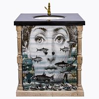 тумба с раковиной аквариум нуар fornasetti в Братске