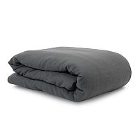пододеяльник изо льна темно-серого цвета essential 150х200 в Братске