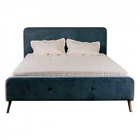 кровать двуспальная 160х200 бирюзовая button tufted в Братске