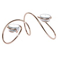 подсвечник медный для чайных свечей t-loop, 19,5 см в Братске