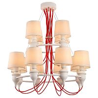 подвесная люстра arte lamp sergio a3325lm-8-4wh в Братске