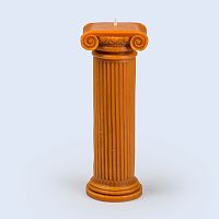 свеча высокая оранжевая hestia column в Братске