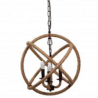 люстра foucault's orb rustic iron бежевая, коричневая в Братске