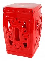 керамический столик-табурет oriental stool red в Братске