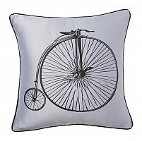 подушка с ретро-велосипедом retro bicycle grey в Братске