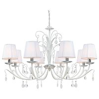 подвесная люстра arte lamp romana snow a1743lm-8wh в Братске