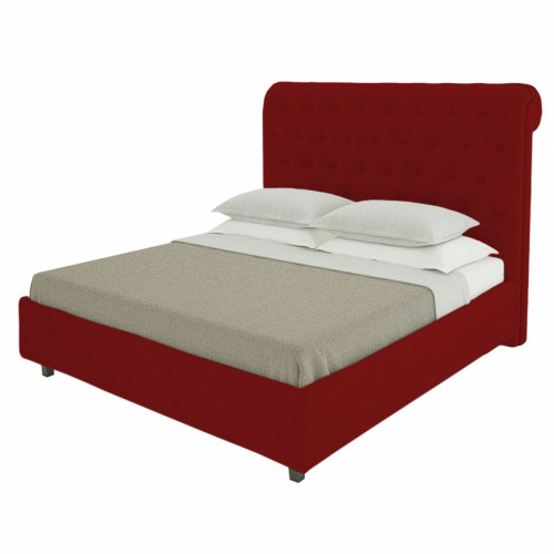 кровать большая 200х200 sweet dreams красная в Братске