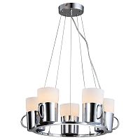 подвесная люстра arte lamp brooklyn a9484sp-5cc хром в Братске