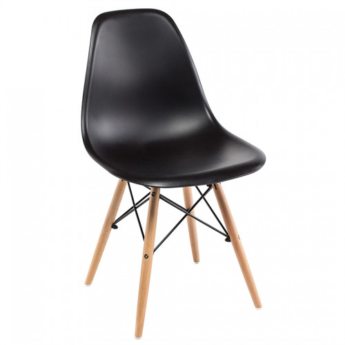 стул деревянный eames pc-015 black в Братске