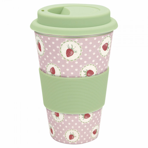 кружка на вынос strawberry pale pink в Братске