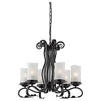 подвесная люстра arte lamp scroll a7915lm-6bk в Братске