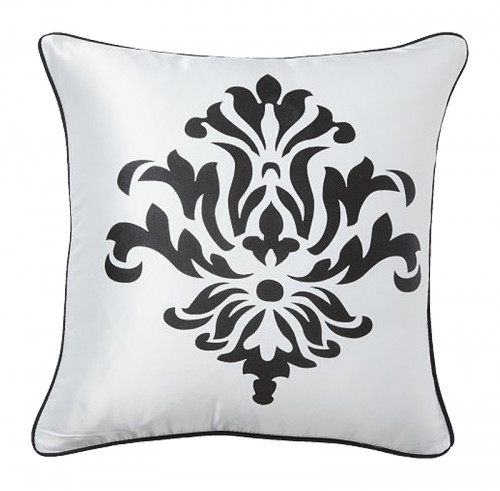 подушка с геральдическими лилиями fleur de lys ii white в Братске