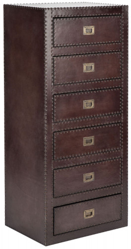 комод sheppard 6 drawers gun metal в Братске