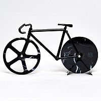 нож для пиццы из нержавеющей стали the fixie, черный мрамор в Братске