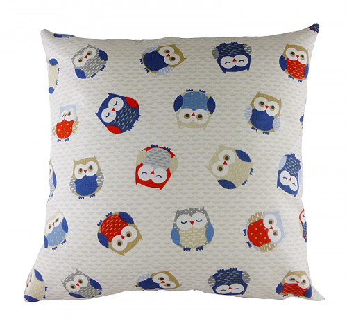 подушка с принтом owl print blue в Братске