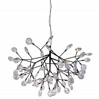 подвесная люстра crystal lux evita sp63 black/transparent в Братске