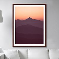 картина: sunset view в Братске