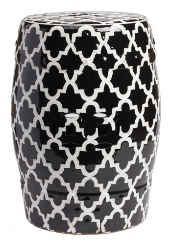 керамический столик-табурет istanbul stool black в Братске