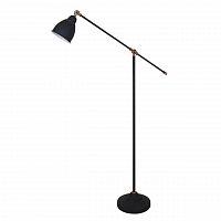 торшер arte lamp braccio a2054pn-1bk в Братске