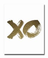 постер xo золотой a4 в Братске