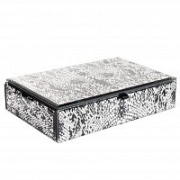 шкатулка для украшений кобра серая 23x15x5 см в Братске