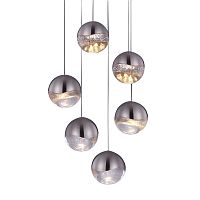 подвесной светильник globo 6u nickel от delight collection в Братске