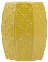 керамический столик-табурет garden stool желтый в Братске